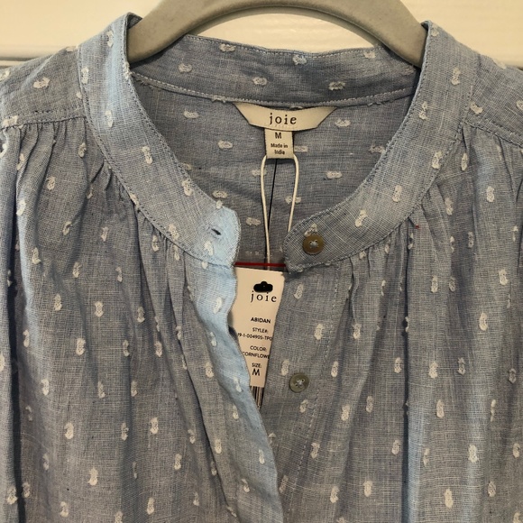 ⭐️⭐️HOST PICK⭐️⭐️ NWT Joie Abidan Clip Dot Blouse - Picture 8 of 13